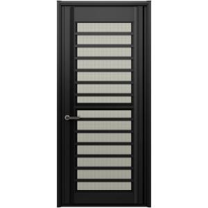 リシェント勝手口ドア ランマなし 高断熱・三方額縁 / 採風タイプ JA型(デザイン横格子) W：5...