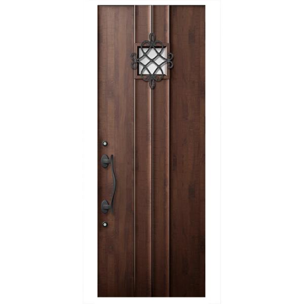 リトビラ 玄関ドア K4 D77型 片開き 特注 手動 本体Dw：650-913mm × Dh：2,...