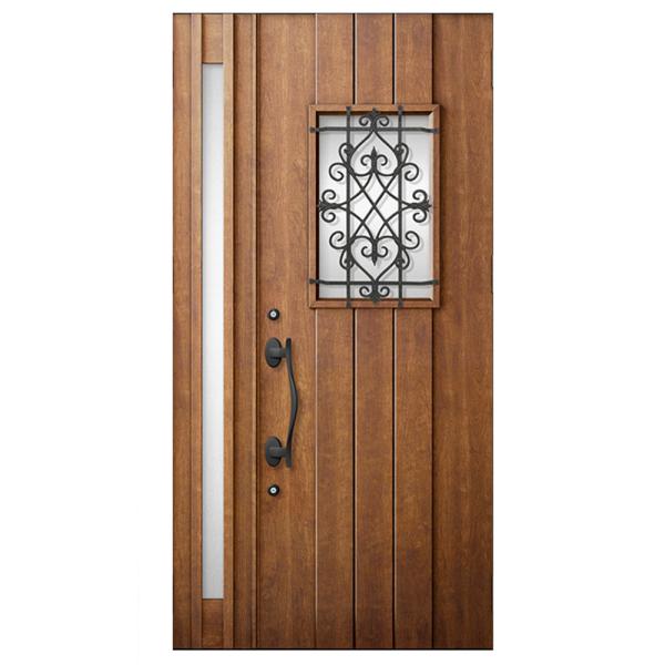 リトビラ 玄関ドア K4  D41型 親子 特注 手動 親扉Dw：813-913mm × Dh：1,...