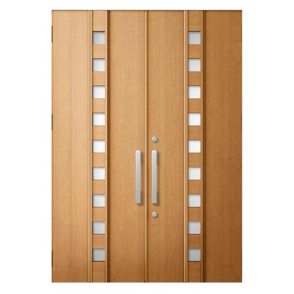 リトビラ 玄関ドア K4 M28型 両開き 特注 手動 親扉Dw：650-913mm × Dh：2,...