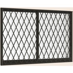 TOSTEM オペラ　ガラスルーバー窓　網戸付き LIXIL 面格子付網戸 NCVオペラ ガラスルーバー窓J用 07405 Aw