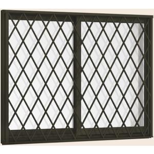 サーモスL 引き違い 2枚建て ヒシクロス面格子付き 一般複層ガラス仕様 11907 W：1,235...