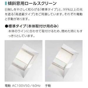 ロールスクリーン 標準タイプ / 手動 スカイ...の詳細画像2