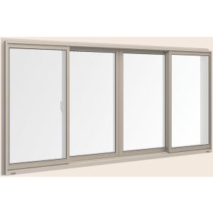 サーモスL 引違い 4枚建て 一般複層ガラス / アルミスペーサー仕様 特注 W：3,001〜3,8...