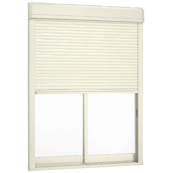 LIXIL セレクトサッシPG シャッター付引違い窓 2枚建て 半外付型 一般複層ガラス仕様 手動 ...