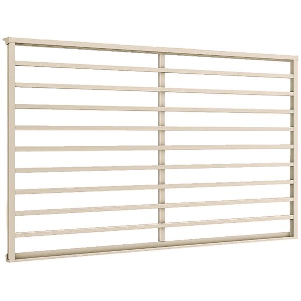 LIXIL セレクトサッシPG 引違い 2枚建て 横面格子付 一般複層ガラス / アルミスペーサー仕...