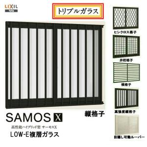 サーモスx 引違い窓 トリプルガラス Low E複層 アルゴンガス入 面格子付 引違い窓 その他 2枚建 W640mm H770mm 19年12月末仕様変更の為販売終了 2枚建 Sx Low Kousi Clair
