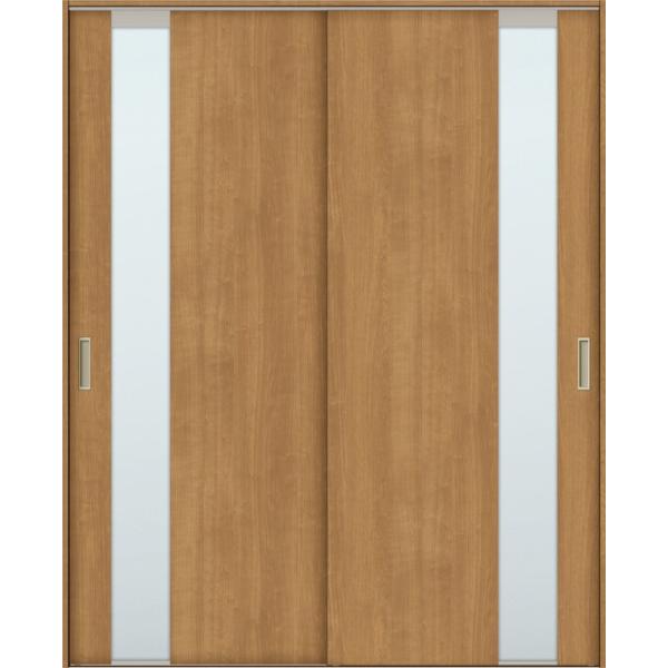 TA 室内引戸 Vレール方式 引違い戸2枚建て 鍵なし DSHH-EGT 1620 W：1,644m...