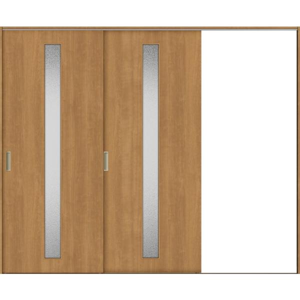 TA 室内引戸 Vレール方式 片引戸2枚建て 鍵なし DSKD-EGA 2420 W：2,450mm...