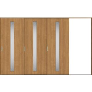 TA 室内引戸 Vレール方式 片引戸3枚建て 鍵なし DSKT-EGA 特注サイズ W：2,285〜...