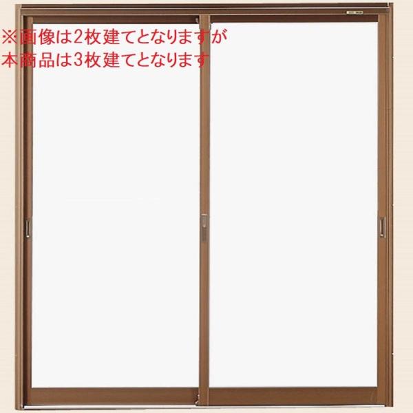 店舗引戸 内付型 3枚建て 1枚ガラス仕様 ランマなし 25622-3 W：2,600mm × H：...
