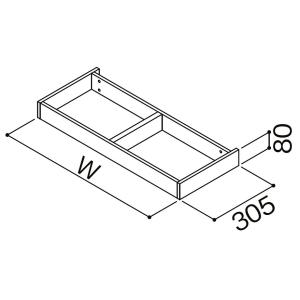 台輪 W呼称：1600 / 奥行：360mm用 W：1597.5mm ■-AZ16000-MALW ...