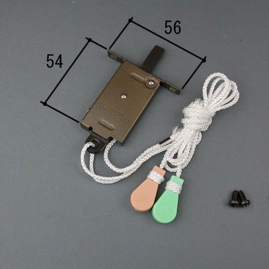 三協 アルミ 旧立山 アルミ 雨戸部品:雨戸パネル:雨戸錠（サル）:雨戸錠上サル(WA1070N0-...