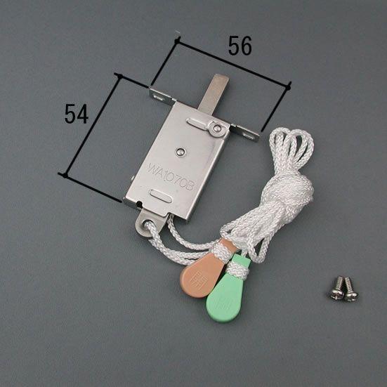 三協 アルミ 旧立山 アルミ 雨戸部品:雨戸パネル:雨戸錠（サル）:雨戸錠上サル(WA1377N0-...