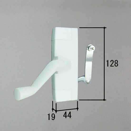 三協 アルミ 旧立山 アルミ 窓・サッシ 部品:ルーバー窓:オペレーターハンドル:オペレーターハンド...