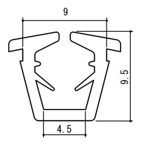 LIXIL（リクシル） グレイジングビード ガラス厚：3〜4mm用 50m / 1巻