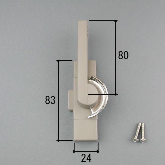 三協 アルミ 旧立山 アルミ 窓・サッシ 部品:引違い窓:クレセント（左勝手） WB4590 (WB...