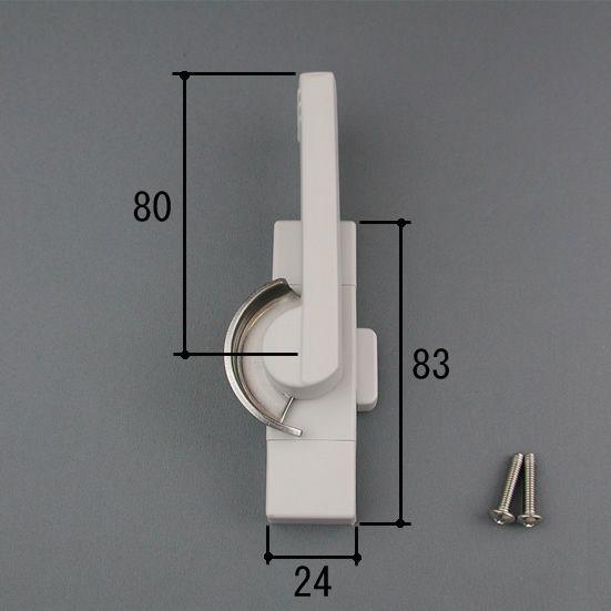 三協 アルミ 旧立山 アルミ 窓・サッシ 部品:引違い窓:クレセント（右勝手） WB4590 (WB...