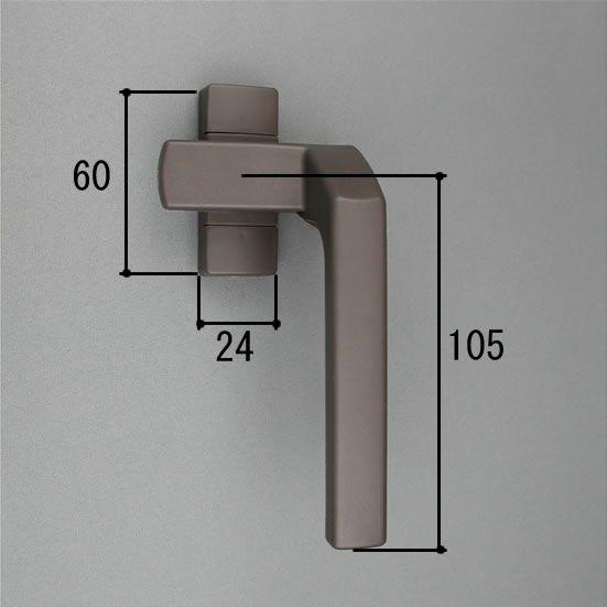 【三協 アルミ(三協 立山アルミ）補修部品】窓・サッシ 部品:台形・角型出窓（たてすべり出し窓）:カ...