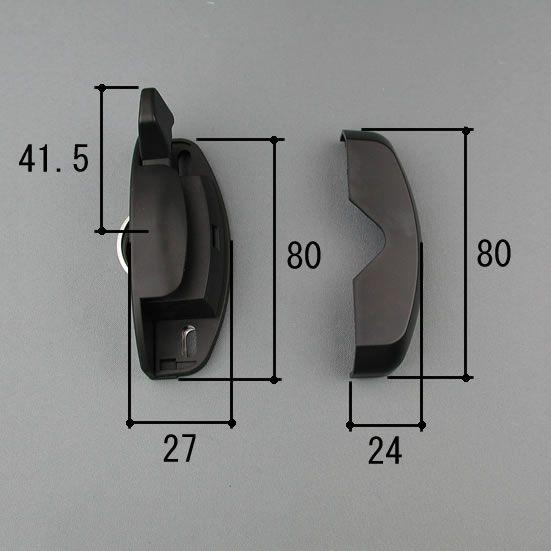 三協 アルミ 旧立山 アルミ 窓・サッシ 部品:引違い窓:クレセント（右勝手）:クレセント(WB73...