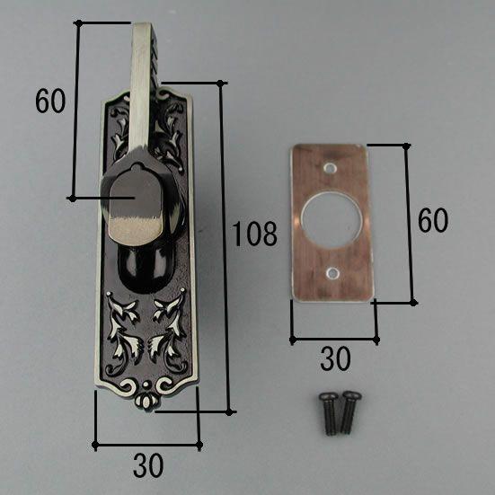 三協 アルミ 旧立山 アルミ 窓・サッシ 部品:引違い窓:クレセント（右勝手）:クレセント(WB73...