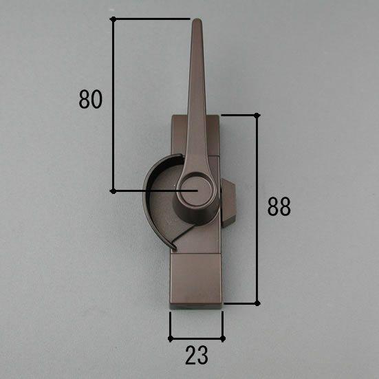 三協 アルミ 旧立山 アルミ 窓・サッシ 部品:引違い窓:クレセント（右勝手）:クレセント(WB74...