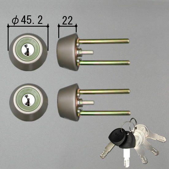 三協 アルミ 旧立山 アルミ 玄関ドア部品:シリンダー:サンセレーネ/プロミューズ:シリンダー(WD...