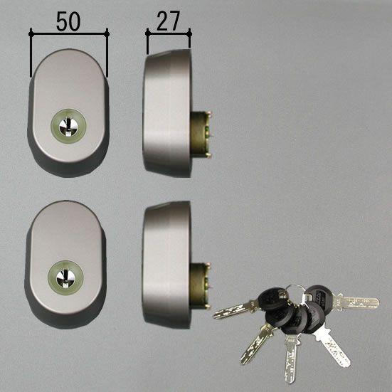 三協 アルミ 旧立山 アルミ 玄関ドア部品:シリンダー:サンプリマBT/サンデリカBT:シリンダー(...