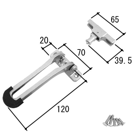 三協 アルミ 旧立山 アルミ 玄関ドア ドアガード WD9867