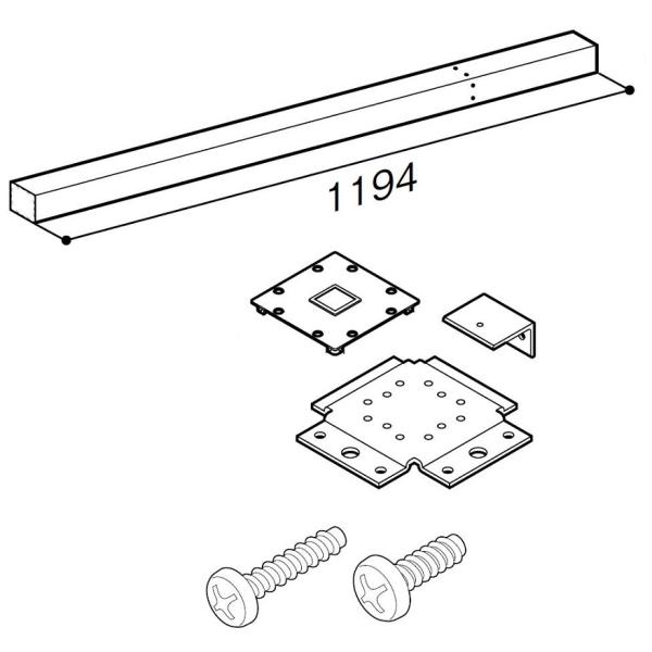 柱セット 56柱直付けタイプ コーナー用 / H：1,100タイプ WKF□126 LIXIL リク...