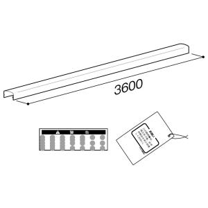 笠木セット / L：3,600mm WKF□132 LIXIL リクシル TOSTEM トステム