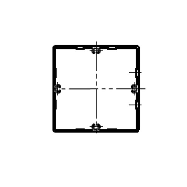 ベランダ手すりII　形材　70柱 / サイズ70×70　有効寸法L=5,000mm　入数；1　商品コ...