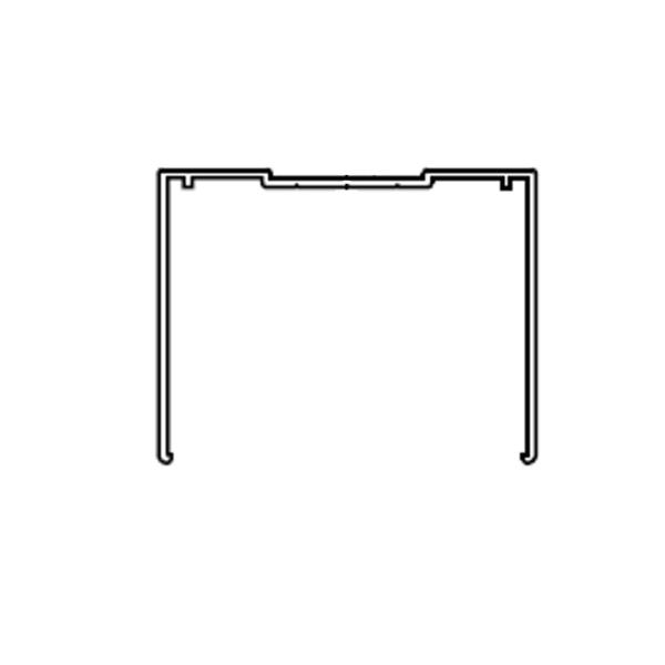 ベランダ手すりII　形材　下胴縁 / サイズ45×35　有効寸法L=5,350mm　入数；6　商品コ...