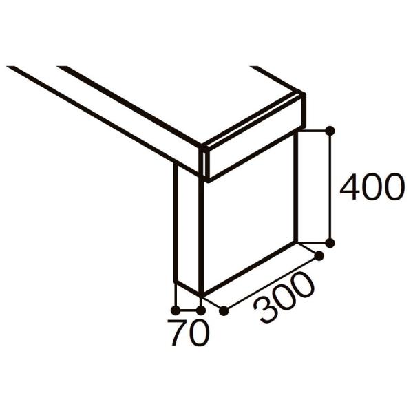 ベンチユニット クリエカラー / 奥行：300mm × 長さ：1,200mm ■-BD1200-MB...