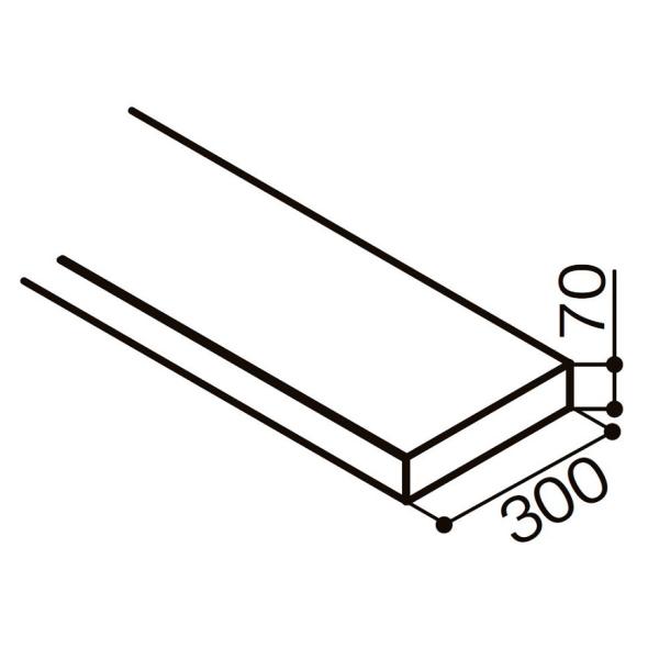 カウンター クリエカラー / 奥行：300mm × 長さ：1,200mm ■-BG1200-MBJ8...