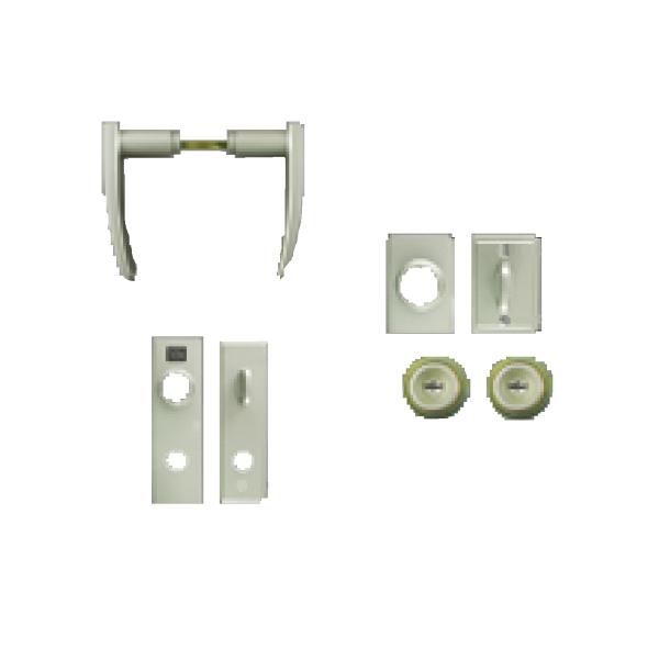 把手セットＪ（レバーハンドル）（２０・２３用）   (1 セット)  / 部品色:シルバー ZDA2...