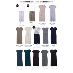 綿100% 透けない ロング ワンピース 全1...の詳細画像1