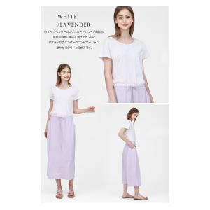 綿100% 透けない ロング ワンピース 全1...の詳細画像2