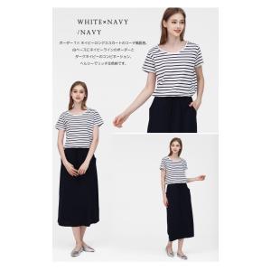 綿100% 透けない ロング ワンピース 全1...の詳細画像4