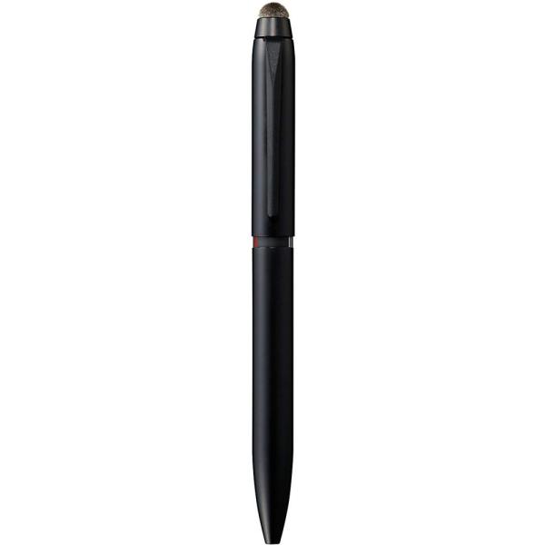 三菱鉛筆 3色ボールペン&amp;タッチペン ジェットストリームスタイラス 回転繰り出し式 0.5 ブラック...