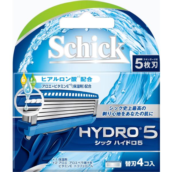 シック Schick 5枚刃 ハイドロ5 替刃 4コ入