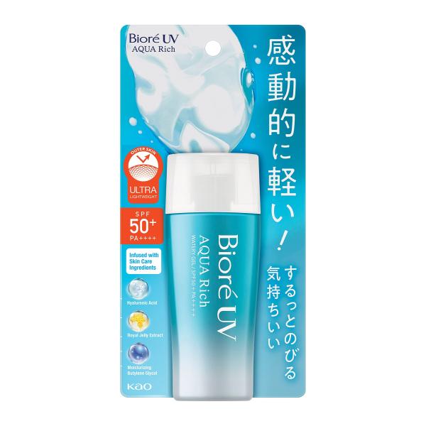 ビオレUV アクアリッチウォータリー ジェルタイプ SPF50+/PA++++