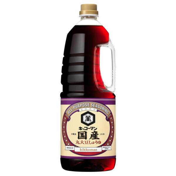 キッコーマン食品 国産丸大豆しょうゆ 1.8L