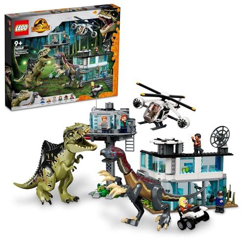 レゴ(LEGO) おもちゃ 恐竜 ジュラシック・ワールド ギガノトサウルスとテリジノサウルスの猛攻撃...