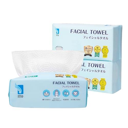 ITO クレンジングタオル フェイシャルタオル 60枚入*3個セット OEKO-TEX*認証 赤ちゃ...