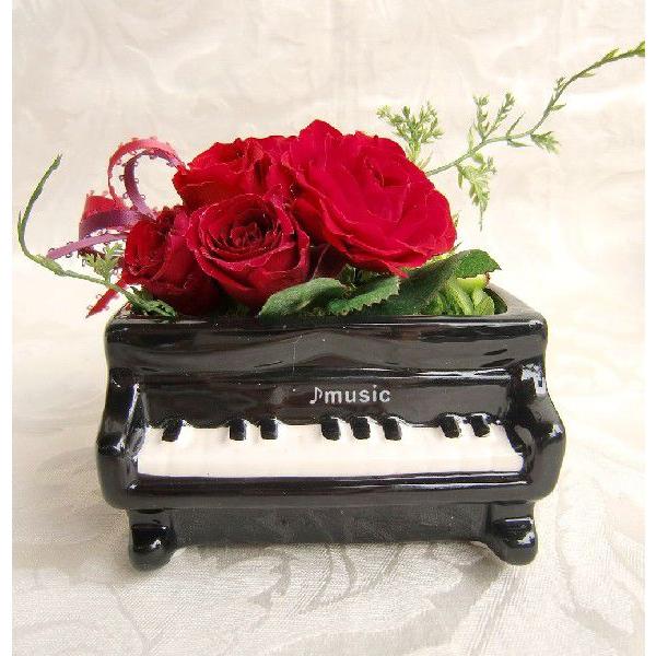 プリザーブドフラワー 送料無料 お祝い 誕生日 枯れない花 グランド ピアノ アプローズ バラ イン...