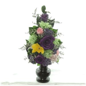 仏花 プリザーブドフラワー 送料無料 枯れない花 お仏壇 お供え花 お彼岸 仏壇飾り 雅 バラ プレ...