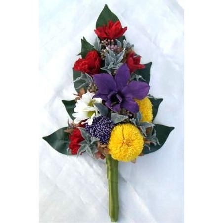 仏花 プリザーブドフラワー 送料無料 枯れない花 お仏壇 お供え花 お彼岸 仏壇飾り デンファレ カ...