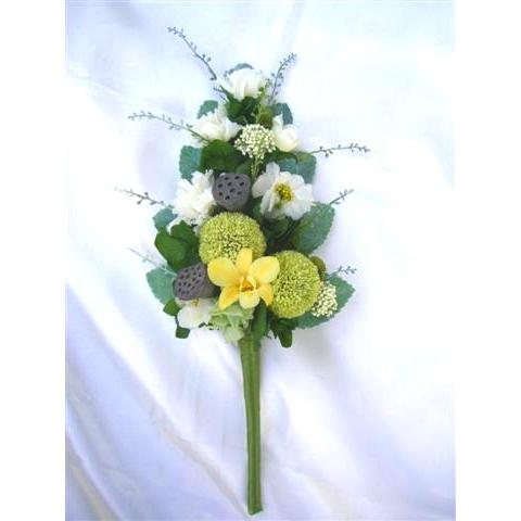 仏花 プリザーブドフラワー 送料無料 枯れない花 お仏壇 お供え花 お彼岸 仏壇飾り ピンポンマム ...