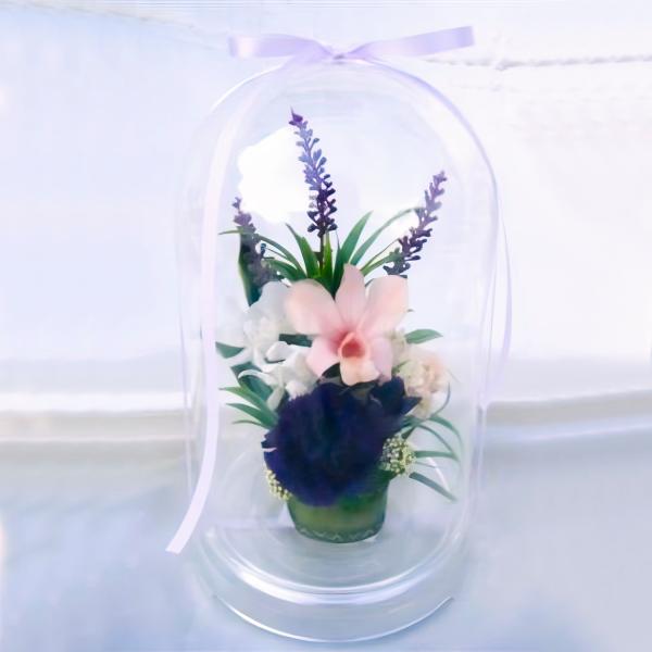 仏花 プリザーブドフラワー 送料無料 枯れない花 お仏壇 お供え花 お彼岸 仏壇飾り フラワードーム...